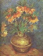Vincent Van Gogh Fritillaries in a Copper Vase (nn04) Sweden oil painting reproduction